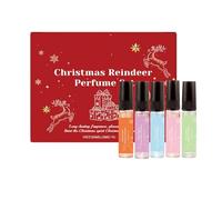 Spray naturale renna natalizia - Fragranza | Profumo Donna Lunga Durata | 5ml X 5 Per gli Uomini Bagno Quotidiano Lavoro Capelli Pelle Spiaggia Incontri Feste Interni All'aperto