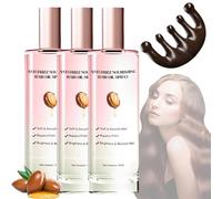 Spray nutriente anti-crespo per capelli,Siero lisciante anti-crespo,Siero idratante rimpolpante per capelli Deeply Nourishs,Controllo del crespo e lucentezza,capelli secchi e tendenti (3 pz)