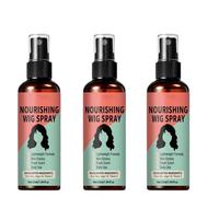 Spray nutriente leggero per parrucche, formula vegetale nutriente di alta qualità, elimina l'effetto crespo e rende i capelli setosi all'istante, delicato e non danneggia le parrucche