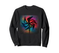 Spray Paint Art Girandola Rotazione Vento Rotazione Swirl Felpa