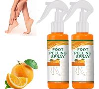 Spray peeling istantaneo per piedi, rimozione della pelle morta per piedi, spray peeling istantaneo, spray peeling per piedi per rimuovere la pelle morta. (2 pezzi)