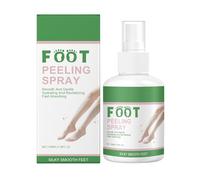 Spray Peeling Istantaneo Piedi, 100ML Spray Deodorante Esfoliante Idratante Piedi, Sprays Peeling Extra Forte per Pelli Dure, Sprays Trattamenti Naturali Rimozione Calli Piedis, per Tutti Tipi Pelle