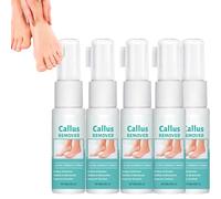 Spray peeling per la rimozione rapida dei calli, spray esfoliante istantaneo, per la rimozione della pelle dei piedi e della pelle morta, idratante e idratante. (5 pezzi)