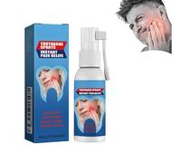 Spray per alleviare il mal di denti, Sollievo dal mal di denti per adulti, Sollievo immediato dal trattamento dei denti, Sollievo forte dal dolore per il mal di denti (1pcs)