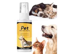 Spray per cani per pelle pruriginosa, crema idratante per cani per prurito a secco,Spray per gatto per cane idratante cucciolo delicato | Pelle non grattugiata e così lieve lenitiva liquida per uso qu
