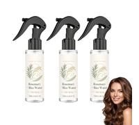 Spray per capelli al rosmarino e acqua di riso Trattamento nutriente senza risciacquo Spray leggero per il nutrimento quotidiano del cuoio capelluto Formula a rapido assorbimento e non untuosa