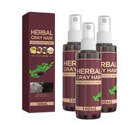 Spray per capelli alle erbe per capelli grigi - Balsamo naturale per capelli scuri con essenza di Polygonum Multiflorum per una copertura dei capelli grigi e un rivivere il colore (3)
