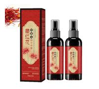 Spray Per Capelli Allo Zafferano, Spray Naturale Per Capelli Grigi E Neri, Secchezza E Crespo, Lascia I Capelli Lucidi E Brillanti, Per Diversi Tipi Di Capelli (2pcs)