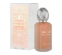 Spray per capelli Fakhar 50 ml Note di testa: Rosa, Gelsomino, Pesca, Pera, MelaNote di cuore: Ylang-Ylang, Patchouli, Agrumi, Fiore d'ArancioNote di fondo: Vetiver, Note Legnose, Vaniglia- Fakhar Lat
