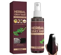Spray per capelli Herbal Essence, balsamo scurinte per capelli grigi, spray colorante alle erbe naturale, delicato, tutti i tipi di capelli, risultati progressivi in 4 settimane (1 Pezzo)