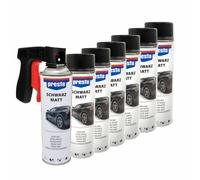 Spray per Cerchioni 6 X 500 ML Nero Opaco Vernice Spray Presto 428955 Con