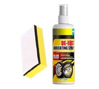 Spray per Course Aerosol da 100 Ml con Spugna Veicolo | Spray per Rimozione della Ruggine Efficace per Cucina Doccia sotto Le Ruote Freno A Disco Rimorchio Motociclistico