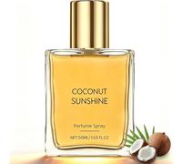 Spray per il corpo al cocco da donna, leggero Eau de Parfum Spray per l'estate, fragranze fresche da donna e profumo, con profumo di cocco per tutti i giorni, vacanze e come regalo, 50 ml