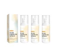 Spray per la crescita dei capelli con olio di rosmarino, spray più forte contro le perdite piene, olio nutriente per il cuoio capelluto, siero naturale per infoltire capelli secchi (3pcs)