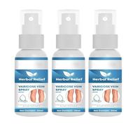 Spray per la cura delle gambe, vene varicose spray per gambe, effetto calmante istantaneo, formula leggera in rapido assorbimento, massaggio per i viaggi per donne e uomini (3pcs)