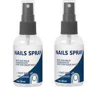 Spray per la cura delle unghie, mantiene i piedi freschi e asciutti tutto il giorno, di lunga durata, per tutti i tipi di unghie,2pcs