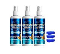 Spray Per La Cura E La Deodorazione Del Piumaggio Degli Uccelli,Detergente Per Il Bagnetto, Spray Nutriente Per La Cura Delle Piume, Formula Nutriente Che Ravviva Le Piume Opache E Secche，3