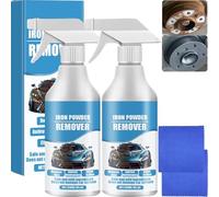 Spray per la rimozione di ruggine e particelle di ferro, spray per rimozione della ruggine, ad alte prestazioni, per metallo, vernice, pulitore di macchie di ferro ad azione rapida, rimozione graffi