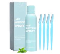 Spray per l'identificazione della rasatura del viso, 100 ml spray per l'identificazione dei capelli per una rasatura efficiente, spray per il riconoscimento facciale per la rasatura | Nutre la pelle