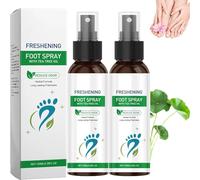 Spray per piedi con olio di tea tree, spray per piedi all'olio di tea tree, spray naturale per piedi, per una freschezza quotidiana, palestra e viaggi (2PCS)