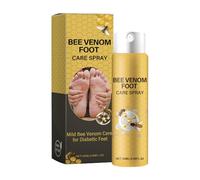 Spray per piedi da atleta, 20 ml, spray per la cura dei piedi, per piedi secchi e screpolati, cura idratante per nutre i talloni secchi e screpolati e alleviare il disagio