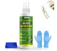Spray per Rimozione di Catrame e Resina Degli Alberi, Rimuove Tagliasiepi Insetti e Resina Degli Alberi, Essential Tar Remover per Catrame, Pulisce Rapidamente ed Efficientemente,150ml