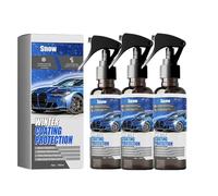 Spray per rivestimento anti-neve per parabrezza auto, spray antighiaccio per parabrezza auto, agente per sciogliere il ghiaccio e rimuovere la neve, rimozione rapida della neve (3pcs)
