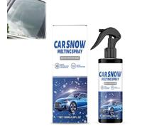 Spray per rivestimento di ghiaccio per parabrezza auto a lunga durata prevenzione gelo e neve raschiare rapidamente inverno sbrinatore auto no fusione V0Q4 cura