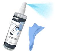 Spray per Schermi Display Con Panno in Microfibra, 250Ml, Kit Pulizia per Monito