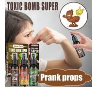 Spray per scherzi con odore di flatulenza, giocattolo per scherzi del pesce d'aprile, bomba puzzolente, regalo per il fidanzato/la fidanzata Confezione da 3,odore di cacca,Sapore dell'inferno,Sapore b