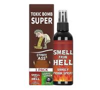 Spray Per Scoregge - Spray Potente Per Puzza 3,9x14,7 Cm | Scherzi Puzzolenti | Bavaglio Extra Forte Per Gas Puzzolente | Per Adolescenti, Amici Di Famiglia, Ragazzi E Ragazze, Divertenti Scherzi