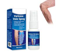 Spray per Vene Varicose - Naturale per Gambe Pesanti E Affaticate, Migliora La Circolazione Sanguigna, Riduce Le Vene a Ragno, Crema Lenitiva per Vene Varicose, Spray Miracoloso per Gambe Leggere