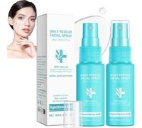 Spray per viso e pelle con acido ipocloroso, spray all'acido ipocloroso, per rinnovare il toner, spray idratante per pelli sensibili per tutte le pelli (2 pezzi)