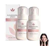 Spray professionale per la crescita dei capelli e olio per il trattamento - con olio di foglie di rosmarino e acqua di riso per capelli diradati in donne e uomini, favorisce capelli più folti (2PCS)