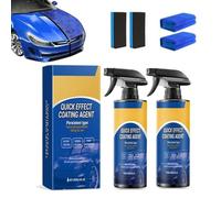 Spray protettivo ad azione rapida per auto di alta qualità, 3 in 1, ad alte prestazioni, spray lucidante antigraffio senza acqua
