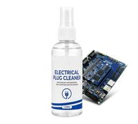Spray Pulitore Contatti Elettrici - 120ml Spray per Cura di Componenti Elettrici | Detergente per Elettronica Sensibile - per Auto Industria Ufficio Casa Officina Tablet Computer Portatile