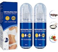 Spray refrigerante giapponese LPGTech Cryolipolysis, aiuta a bruciare grasso sottocutaneo e cellulite per prevenire l'accumulo di grasso (2 pezzi)