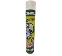 SPRAY REPELLENTE DISABITUANTE DISSUASORE PICCIONI UCCELLI VOLATILI GETTO A 4 MT