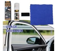 Spray Restaurante Gomme Auto 100ML con Spugna | Ripristina colore nero, applicatore per preciso, include spugna e panno, uso per facile, risultato immediato