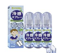 Spray Rinfrescante Corpo, 3 Pezzis Spray Rinfrescante Istantaneo Gambe E Viso, Cool Sprays Per L'estate, Sprays Rinfrescantes Alla Menta, Flacone Sprayportatile Idratante E Rinfrescantes A Lunga Durat