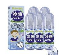 Spray Rinfrescante Corpo, 5pezzis Spray Rinfrescante Istantaneo Gambe E Viso, Cool Sprays Per L'estate, Sprays Rinfrescantes Alla Menta, Flacone Sprayportatile Idratante E Rinfrescantes A Lunga Durat