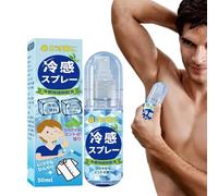 Spray Rinfrescante Estivo Per Viso E Corpo 100 Ml | Fresca Con Estratto Di Menta Piperita | Naturale, Senza Irritanti | Portatile Per Spiaggia, Camping E Attività All'aperto