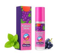 Spray Rinfrescante per Alito Gusto Uva | Effetto Prolungato 20 Minuti | Deodorante per Bocca Fresca con Sapore Naturale | Elimina l'Alito Cattivo e gli Odori Sgradevoli Ideale per Viaggi e Ufficio