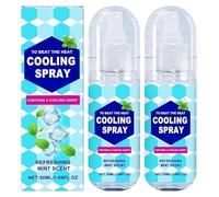 Spray rinfrescante per il caldo, spray alla menta naturale, Nebbie rinfrescante istantaneo, spray estivo per viso e corpo, previene i colpi di calore, sport all'aria aperta e rinfrescamento (2)
