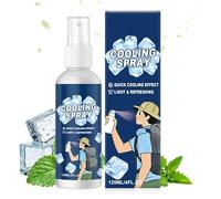 Spray rinfrescante per , liquido rinfrescante a lunga durata, 120 ml, spray refrigerante per la stagione calda, per adulti, donne, uomini, attività all'aperto, viaggi, escursioni, campeggio