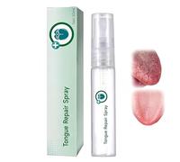 Spray riparatore per la lingua, spray per secchezza delle fauci, spray rinfrescante per l'alito, ingredienti naturali, adatto per secchezza, patina bianca e alito cattivo, 30 ml (1Pezzo)