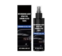 Spray Ristrutturante Parti Cromate, Spray Rivestimento Parti Auto Cromate, Liquido Manutenzione Auto 100ml per Restauro Cancello Casa Maniglia