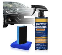 Spray - Rivestimento ceramico lucido per una rapida lucentezza, protezione a lunga durata con funzione idrorepellente, agente al dettaglio automobilistico per uso automobilistico e marino, flacone da
