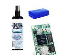 Spray Rivestimento Conformale Al Silicone,100ml Trasparente Impermeabile Asciugatura Rapida Con - Spray Conformal Coating per Schede | Per Elettricisti Ingegneri Assemblaggio PCB Schede Controllo Auto