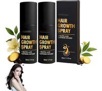 Spray siero per la crescita dei capelli, combatte il diradamento e la caduta dei capelli, favorisce la crescita dei capelli più folti, progettato specificamente per capelli diradati